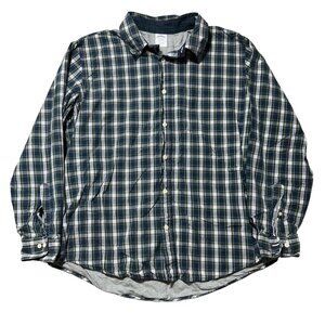 Brooks Brothers Mens XL Regent fit Lined Plaid Button-Up Shirt Long Sleeve